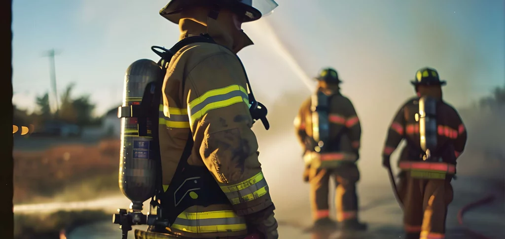 traje de bombero
